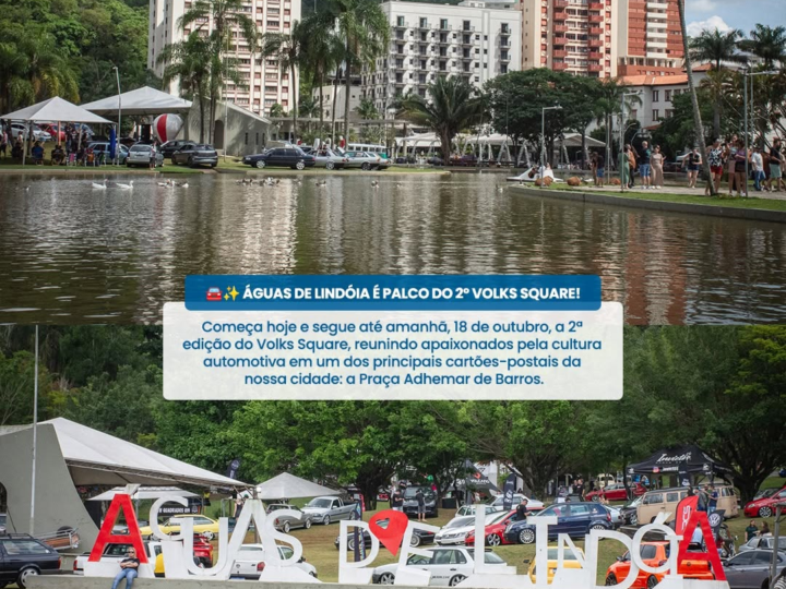 🚘✨ ÁGUAS DE LINDÓIA É PALCO DO 2º VOLKS SQUARE!
