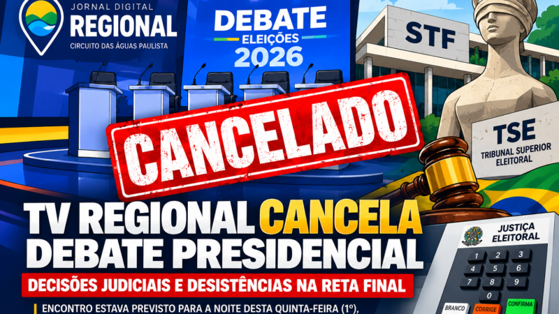 TV GLOBO CANCELA DEBATE PRESIDENCIAL APÓS DECISÕES JUDICIAIS E DESISTÊNCIAS NA RETA FINAL DA ELEIÇÃO