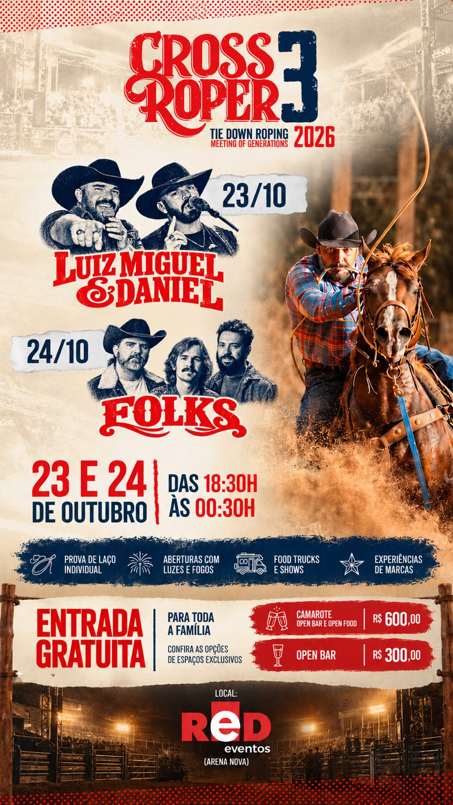 Cross Roper 2026 reúne esporte, negócios e lifestyle country em Jaguariúna