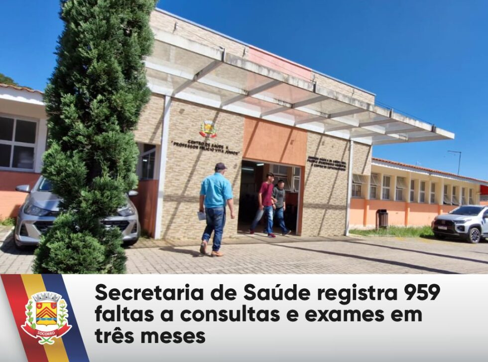 Secretaria de Saúde registra 959 faltas a consultas e exames em três meses