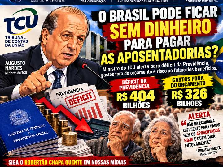 ALERTA SOBRE O FUTURO DAS APOSENTADORIAS NO BRASIL LEVANTA DEBATE SOBRE DÉFICIT DA PREVIDÊNCIA E GASTOS PÚBLICOS