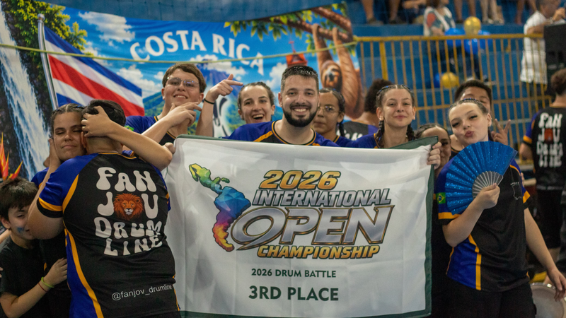 SERRA NEGRA – Fanjov Drumline conquista título estadual e destaca Serra Negra em competição de bandas e fanfarras