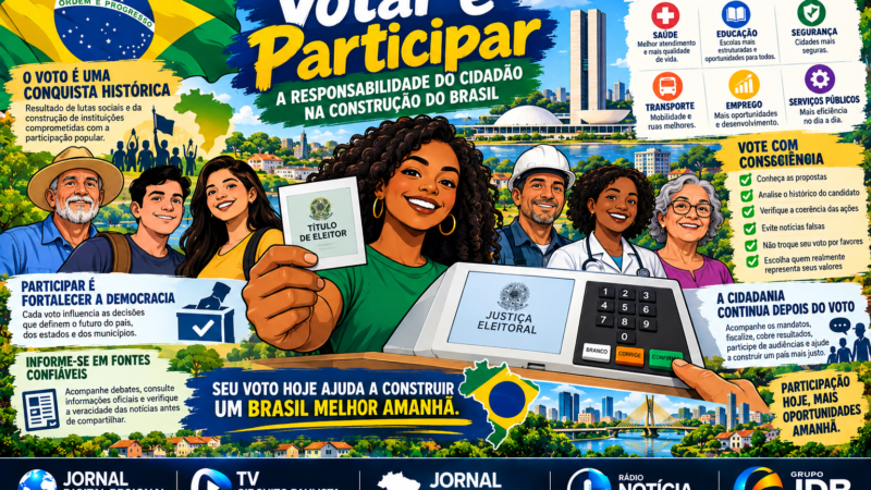 Votar é Participar: A Responsabilidade do Cidadão na Construção do Brasil