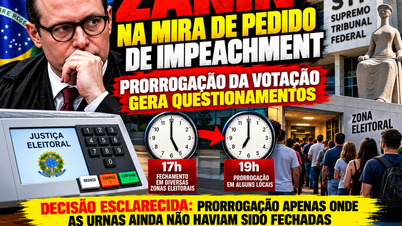 CRISTIANO ZANIN ENTRA NA MIRA DE PEDIDOS DE IMPEACHMENT APÓS PRORROGAÇÃO DA VOTAÇÃO ATÉ AS 19H