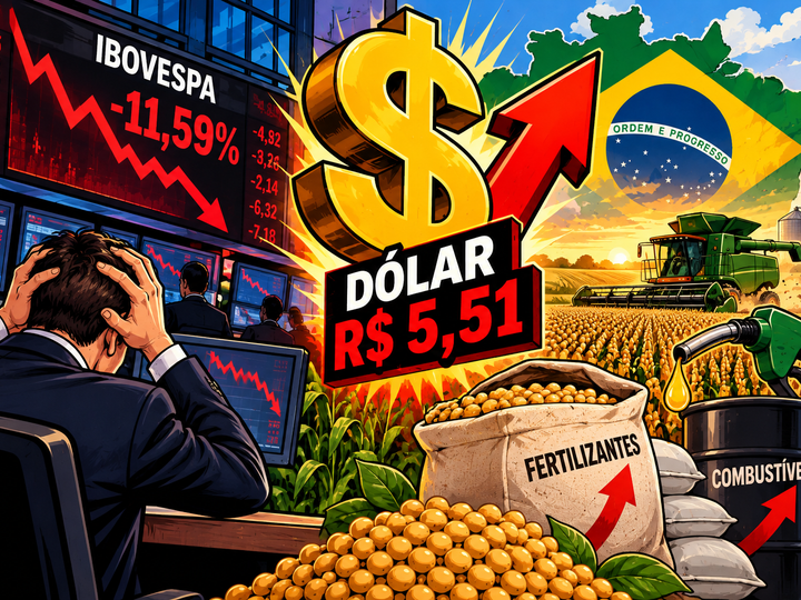 DÓLAR SOBE NO EXTERIOR E AÇÕES BRASILEIRAS CAEM APÓS RESULTADO ELEITORAL; AGRONEGÓCIO ENTRA NO RADAR