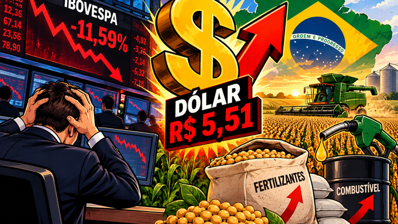 DÓLAR SOBE NO EXTERIOR E AÇÕES BRASILEIRAS CAEM APÓS RESULTADO ELEITORAL; AGRONEGÓCIO ENTRA NO RADAR