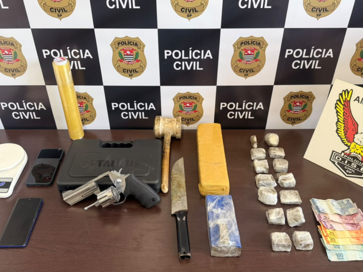 DISE DE AMERICANA PRENDE SUSPEITO DE TRÁFICO E APREENDE MACONHA E REVÓLVER EM HORTOLÂNDIA