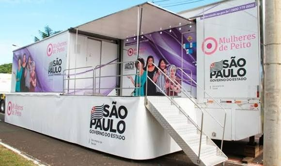 Carreta da mamografia chega a Santo Antônio de Posse em novembro com exames gratuito