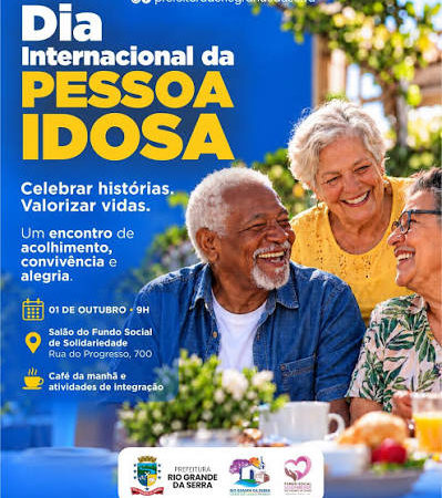 SERRA NEGRA – Fundo Social de Serra Negra e Prefeitura realizam Semana do Idoso com programação especial de cuidado, integração e lazer