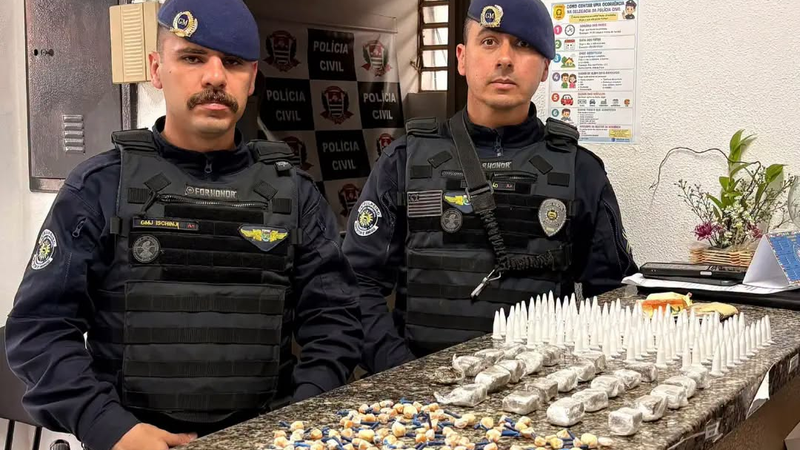 ADOLESCENTE É APREENDIDO COM COCAÍNA, CRACK, MACONHA E DRY EM JAGUARIÚNA