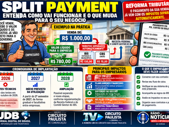 ESTÁ CHEGANDO A HORA DA QUEBRADEIRA – SPLIT PAYMENT: REFORMA TRIBUTÁRIA MUDA A FORMA DE RECOLHIMENTO DOS IMPOSTOS E EXIGE ADAPTAÇÃO DAS EMPRESAS