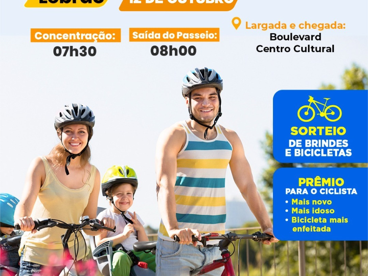 53º PASSEIO CICLÍSTICO “LEBRÃO” ACONTECE NO FERIADO DAS CRIANÇAS