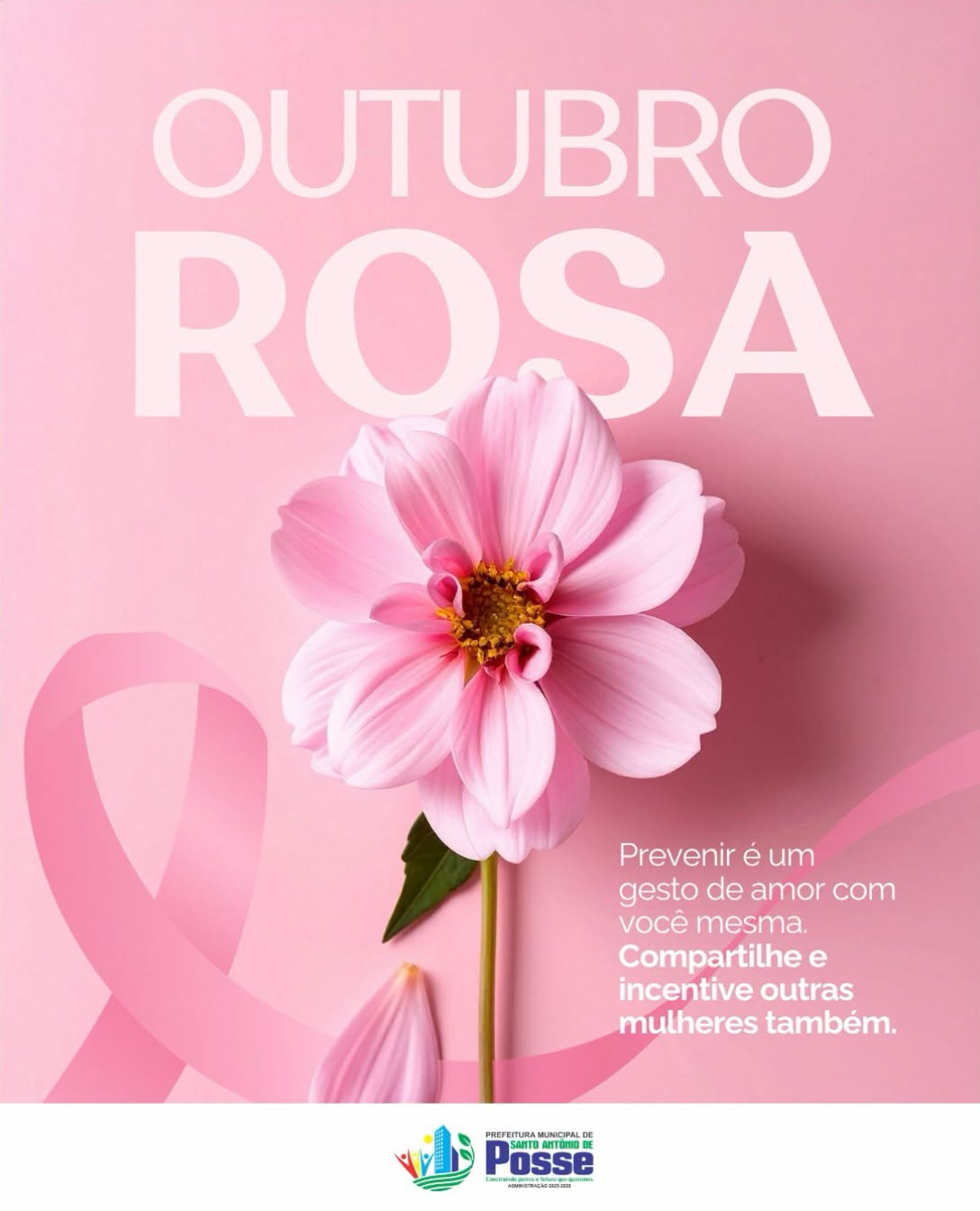 Outubro Rosa é um lembrete de autocuidado e amor-próprio.