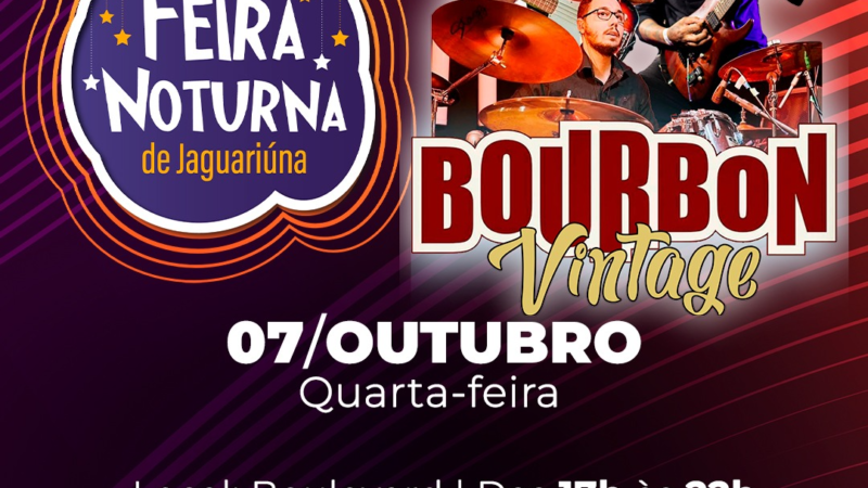 FEIRA NOTURNA DE HOJE SERÁ NO CENTRO CULTURAL E TERÁ EXPOSIÇÃO DE CARROS ANTIGOS