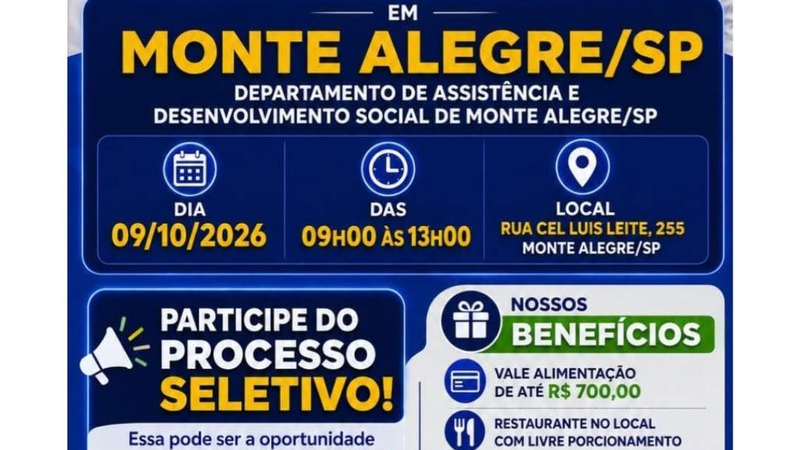 JBS realiza processo seletivo em Monte Alegre do Sul
